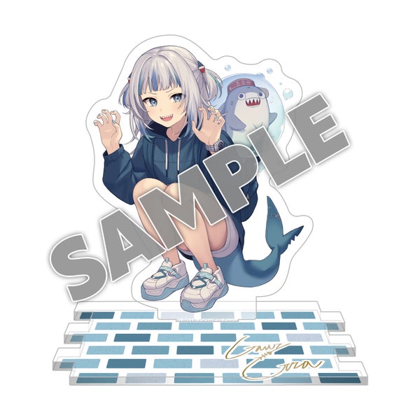 SPECIAL ORDER Super Groupies - hololive production - Gawr Gura Model Original Illustration Acrylic Stand [EXCLUSIVE]