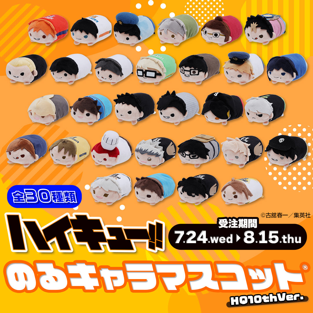 SPECIAL ORDER San-Ei - Haikyu!! Noru Chara Mascot HQ10th