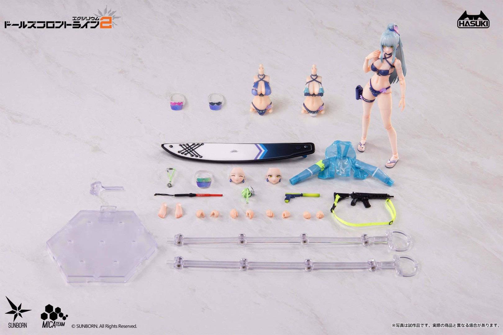 SPECIAL ORDER HASUKI - pocket art PA013 - Girls' Frontline 2: Exilium - Klukai: Cerulean Breaker Ver. Deluxe Edition 1/12 [JP]
