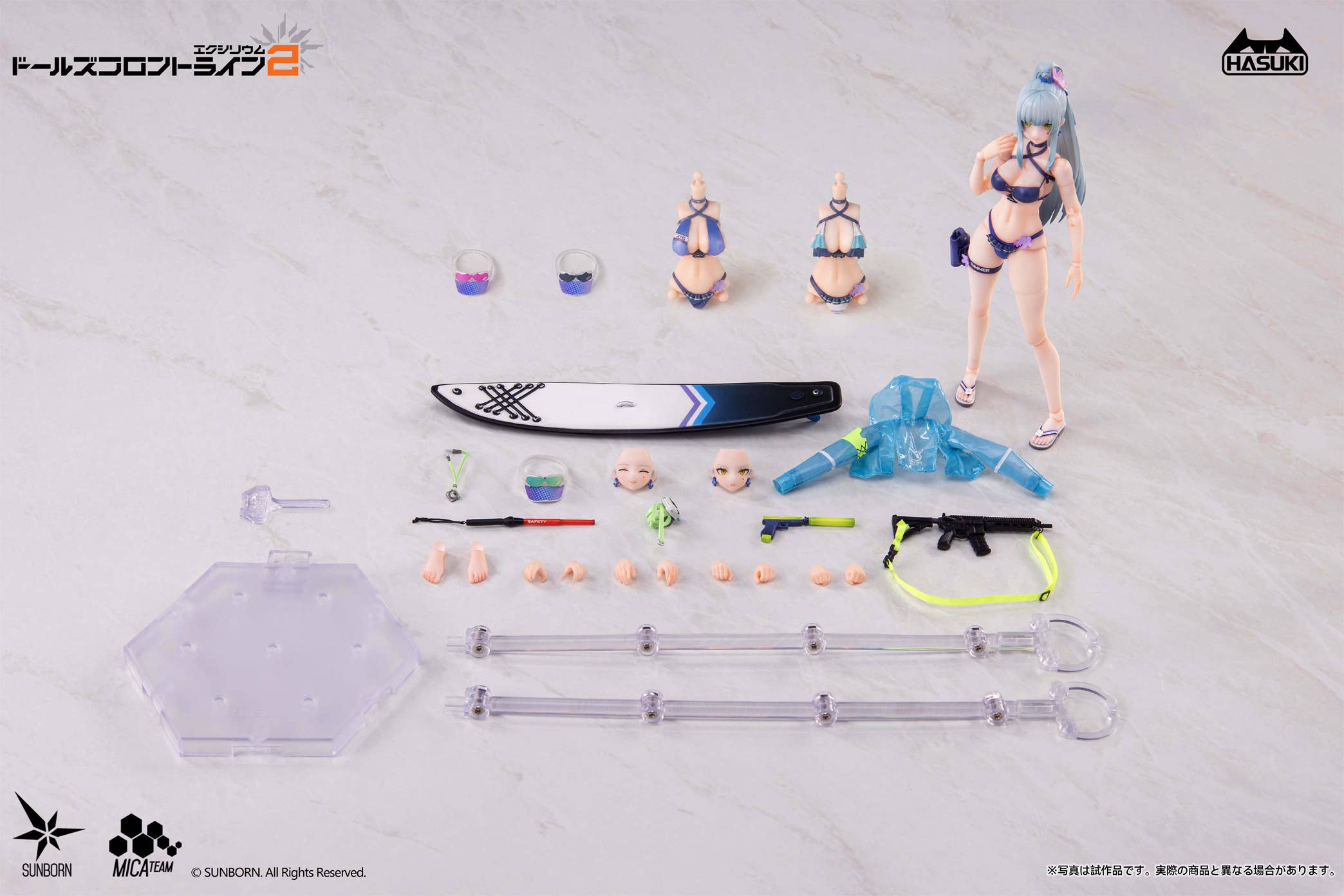 SPECIAL ORDER HASUKI - pocket art PA013 - Girls' Frontline 2: Exilium - Klukai: Cerulean Breaker Ver. Deluxe Edition 1/12 [JP]