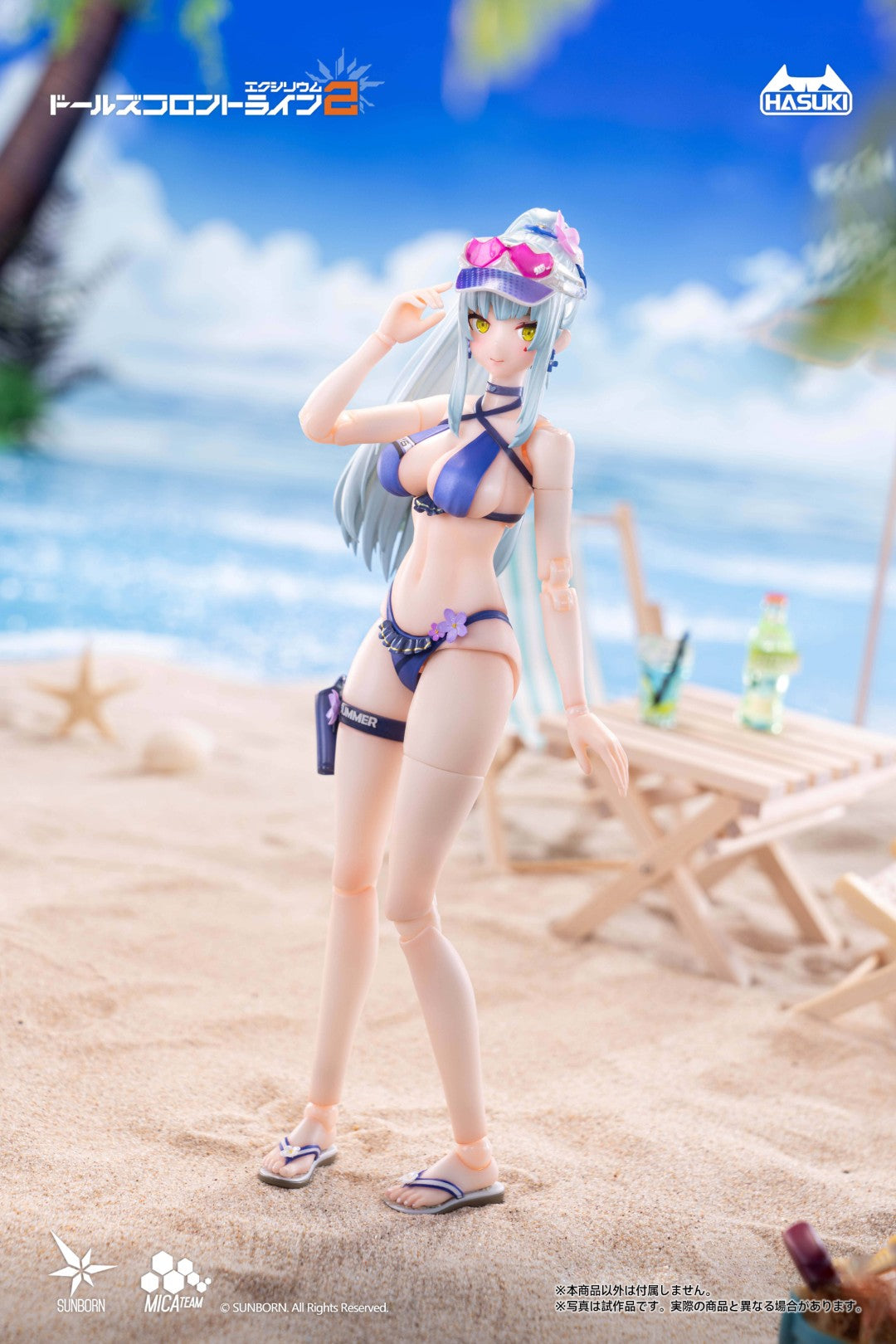 SPECIAL ORDER HASUKI - pocket art PA013 - Girls' Frontline 2: Exilium - Klukai: Cerulean Breaker Ver. Deluxe Edition 1/12 [JP]