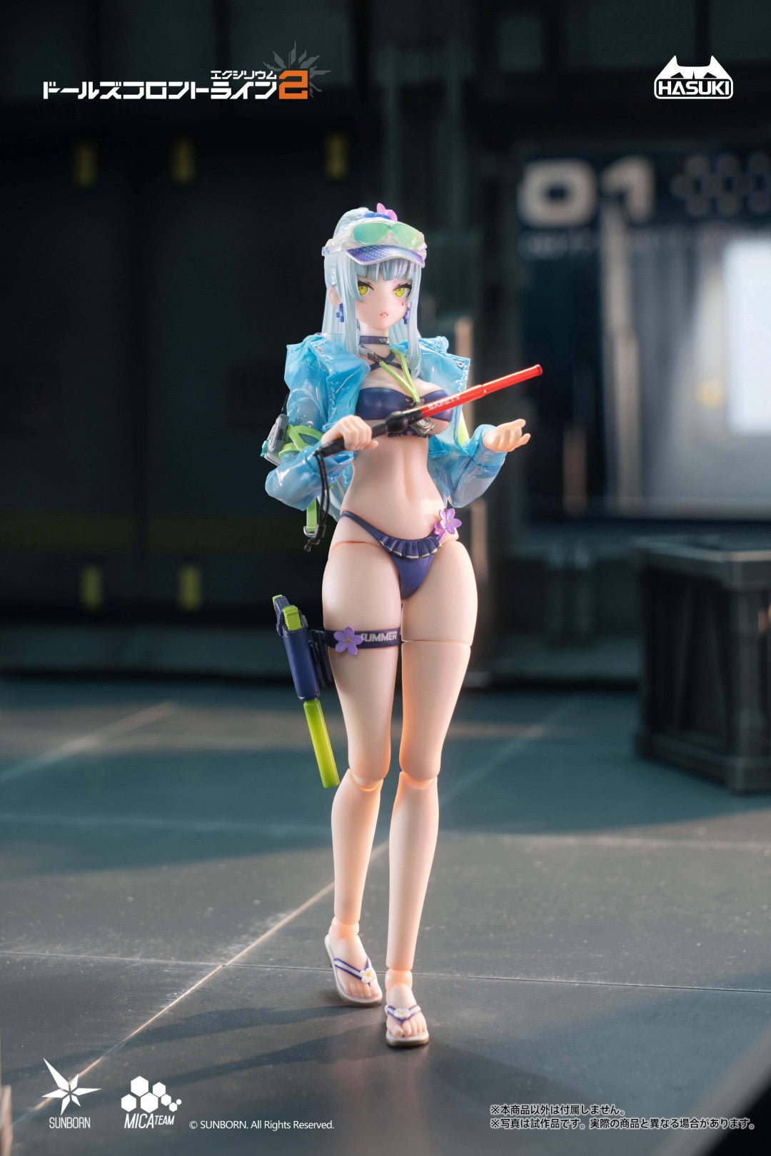 SPECIAL ORDER HASUKI - pocket art PA013 - Girls' Frontline 2: Exilium - Klukai: Cerulean Breaker Ver. Deluxe Edition 1/12 [JP]