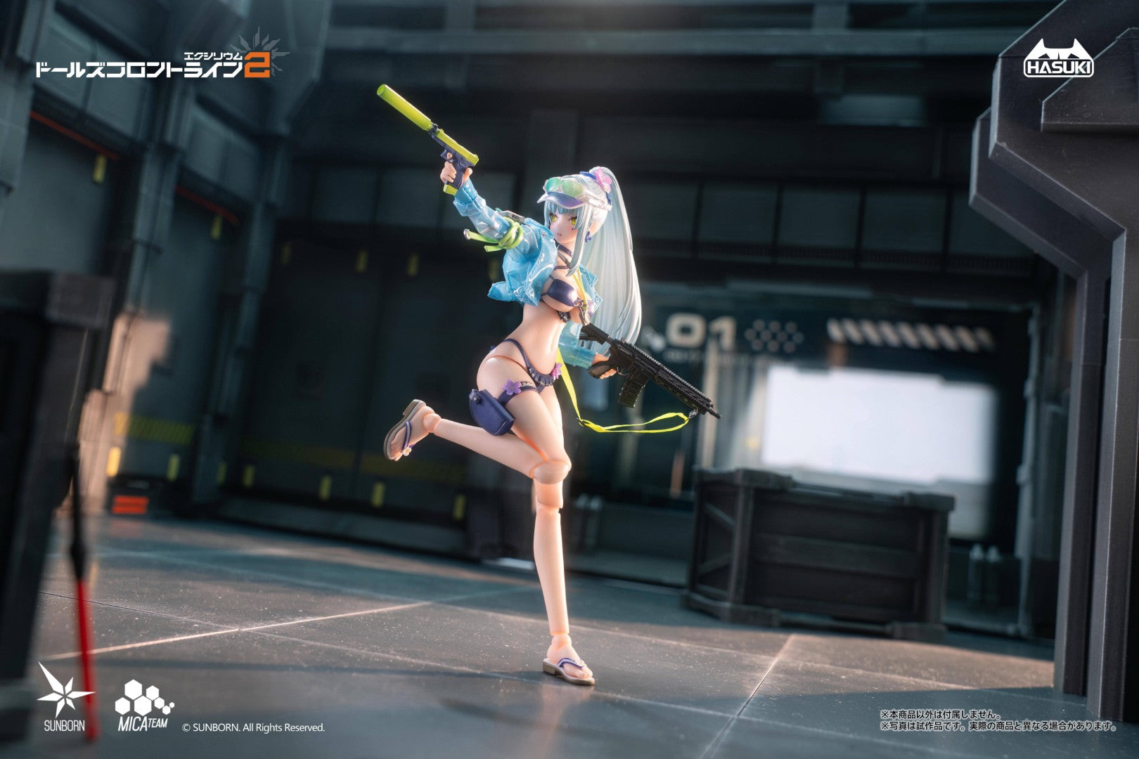 SPECIAL ORDER HASUKI - pocket art PA013 - Girls' Frontline 2: Exilium - Klukai: Cerulean Breaker Ver. Deluxe Edition 1/12 [JP]