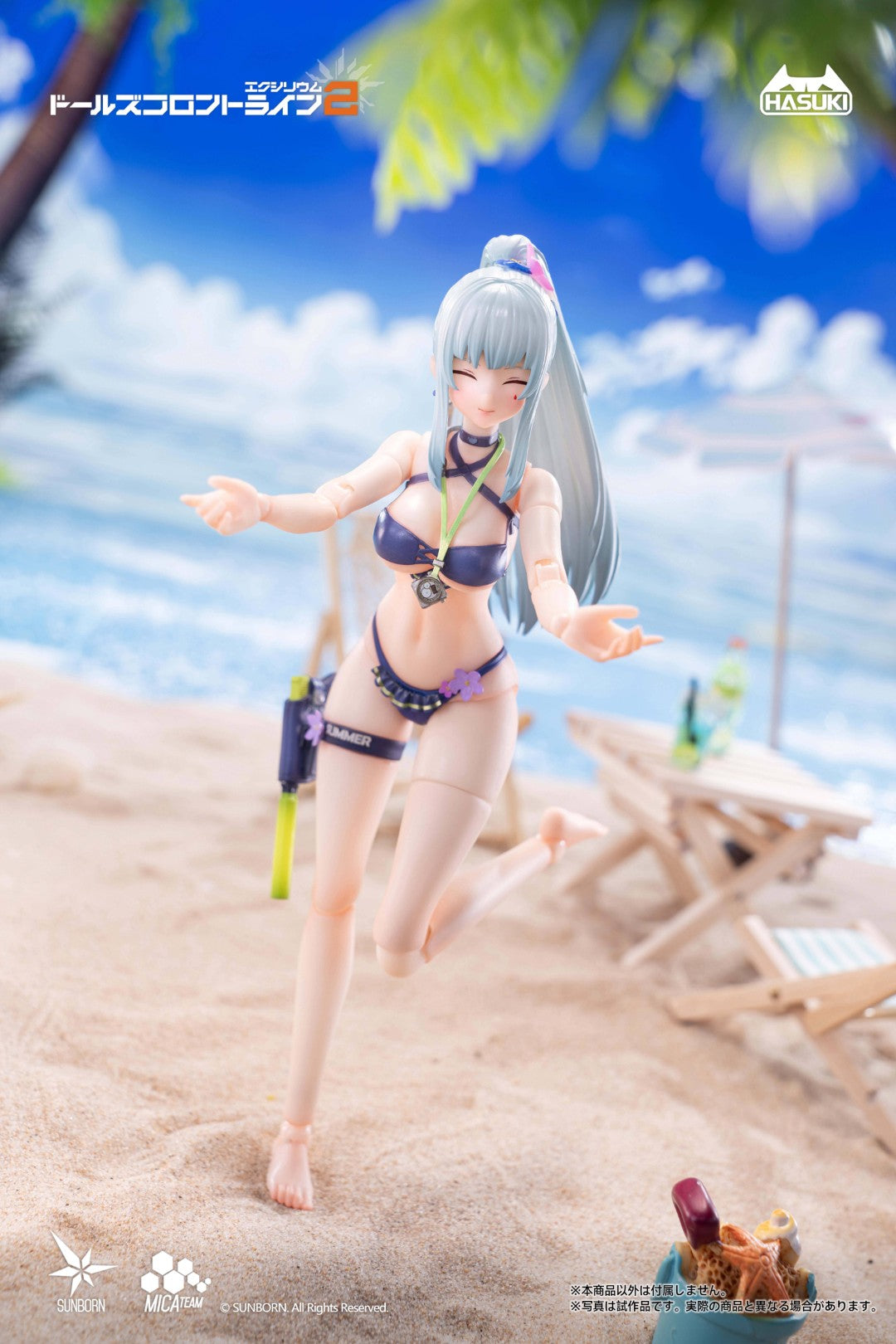 SPECIAL ORDER HASUKI - pocket art PA013 - Girls' Frontline 2: Exilium - Klukai: Cerulean Breaker Ver. Deluxe Edition 1/12 [JP]