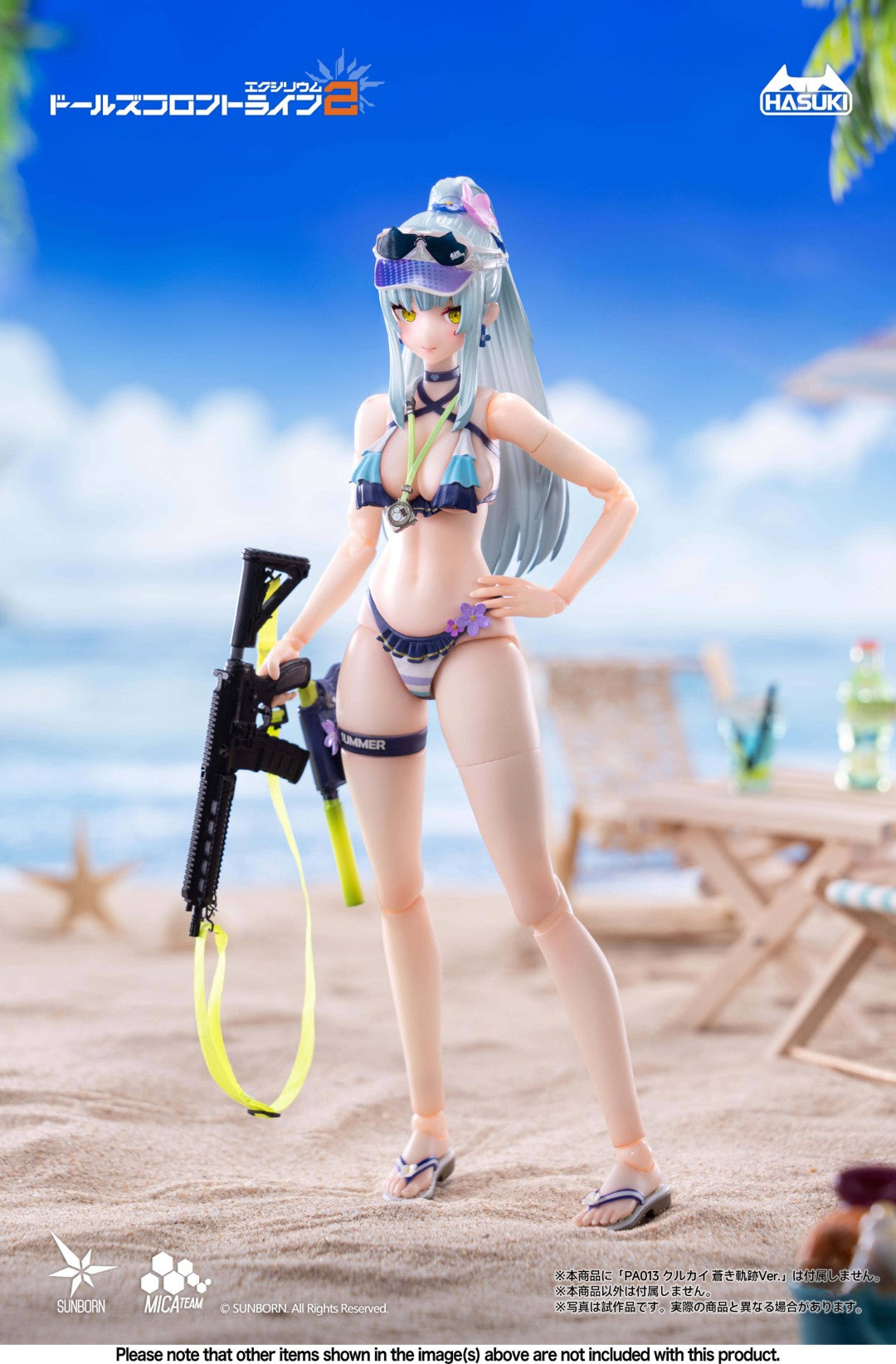 SPECIAL ORDER HASUKI - PJ-01 Klukai: Cerulean Breaker Ver. Option Swimsuit Set A 1/12 [JP]