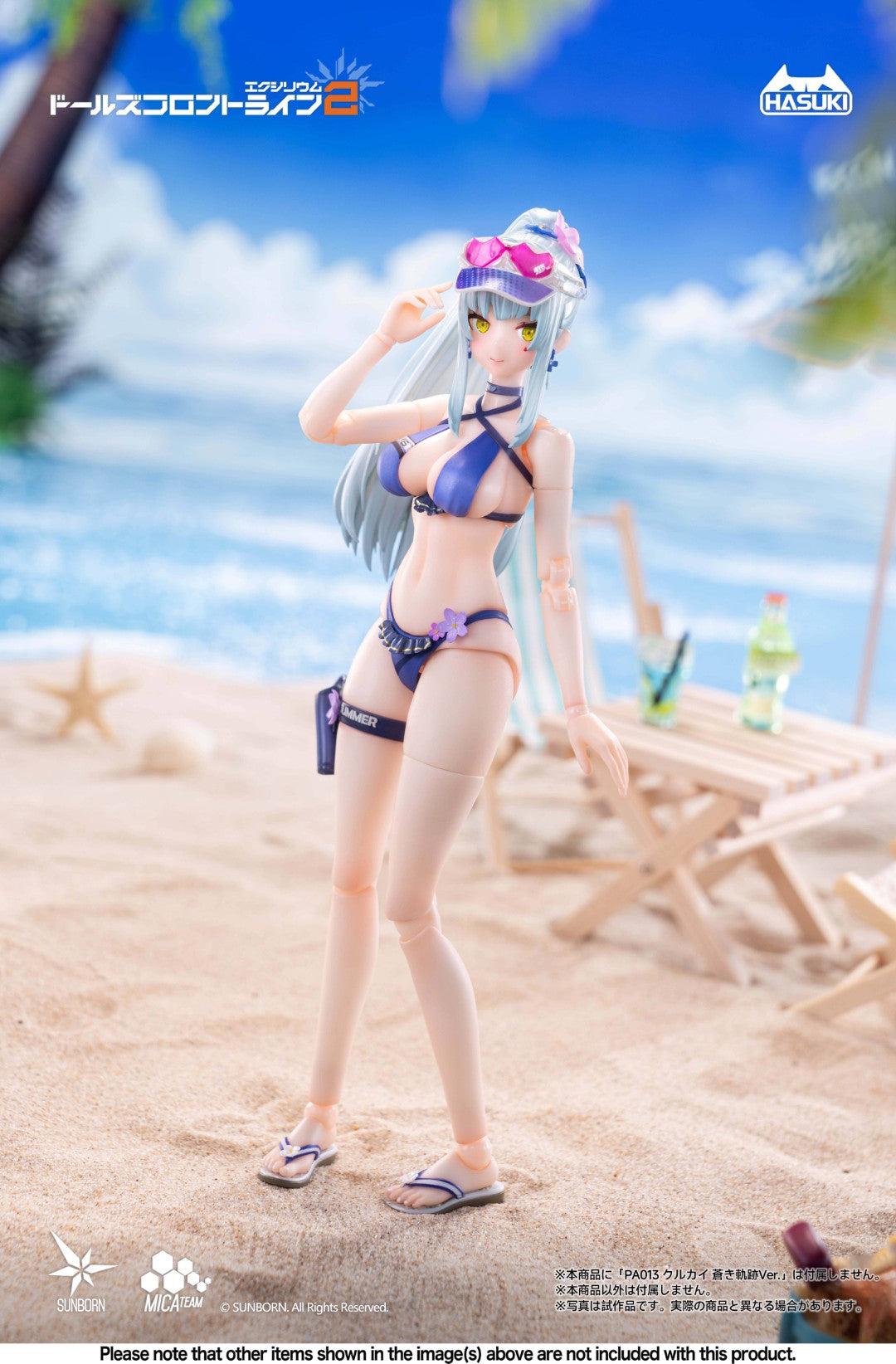 SPECIAL ORDER HASUKI - PJ-01 Klukai: Cerulean Breaker Ver. Option Swimsuit Set B 1/12 [JP]