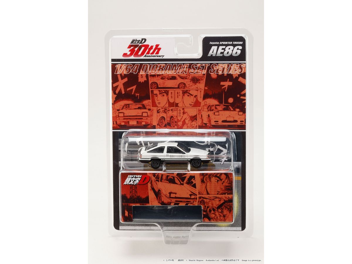 PRE-ORDER Hobby JAPAN - Initial D: Takumi Fujiwara VS Keisuke Takahashi - Toyota SPRINTER TRUENO (AE86) 1/64 [LIMITED]