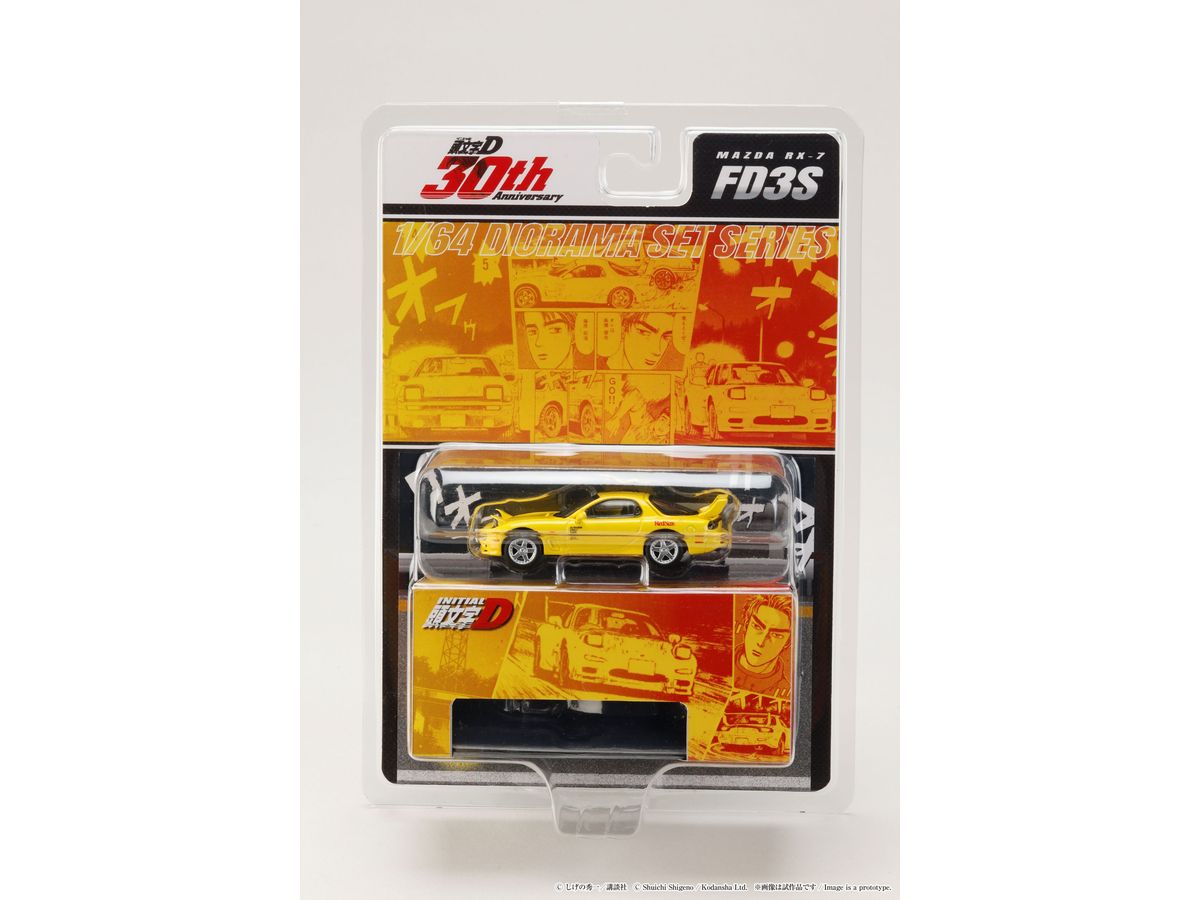PRE-ORDER Hobby JAPAN - Initial D: Keisuke Takahashi VS Takumi Fujiwara - MAZDA RX-7 (FD3S) RedSuns 1/64 [LIMITED]