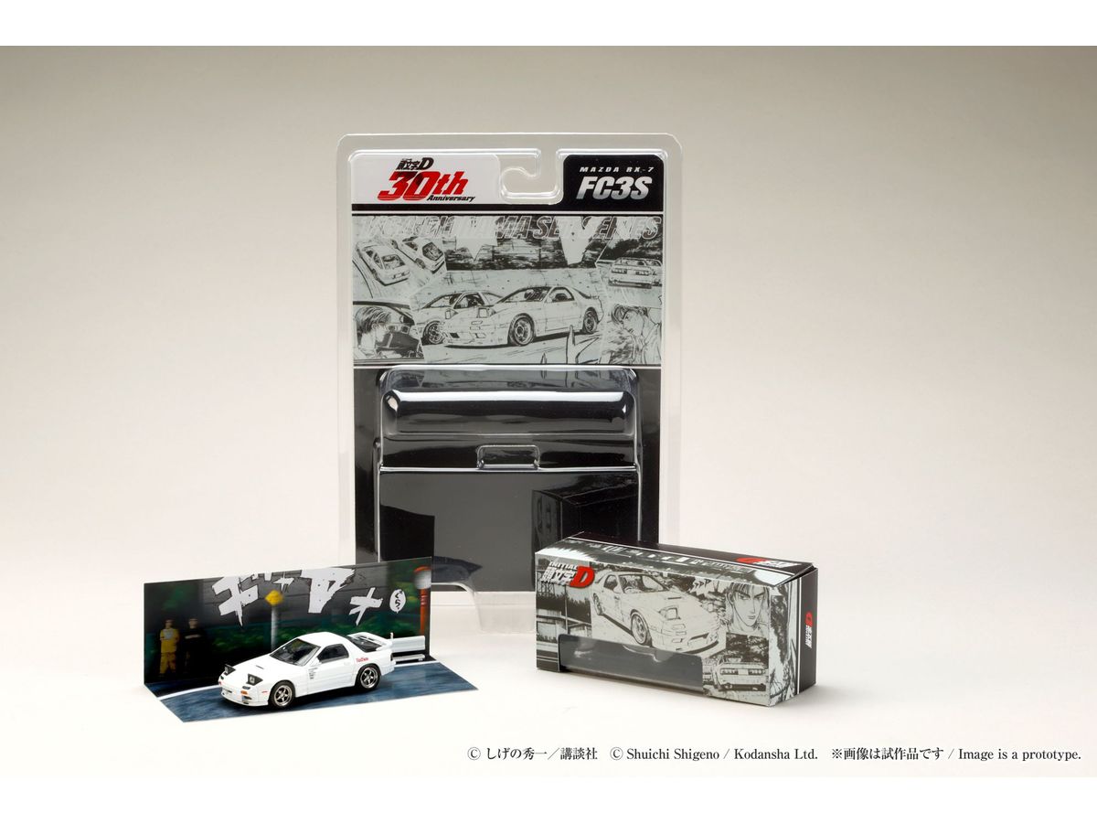 PRE-ORDER Hobby JAPAN - Initial D: Ryosuke Takahashi VS Takumi Fujiwara - MAZDA RX-7 (FC3S) RedSuns 1/64 [LIMITED]