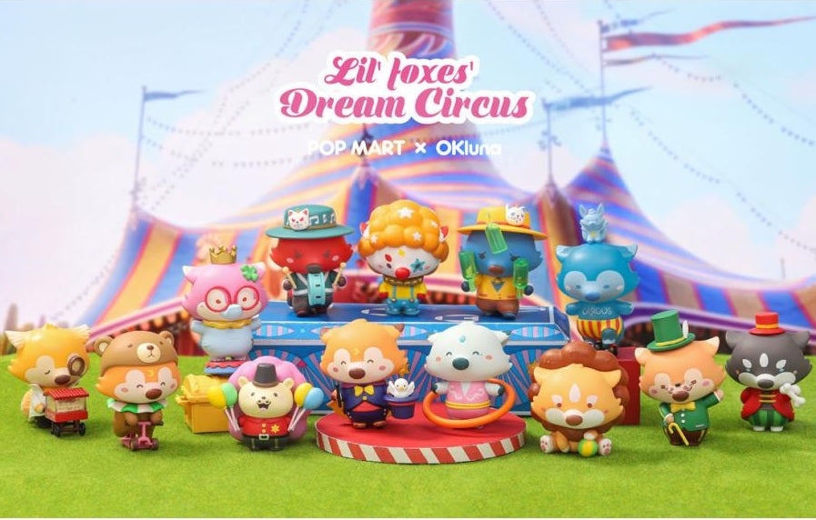 IN-STOCK POP MART x Goobi The Kid Fox - Lil' Foxes' Dream Circus