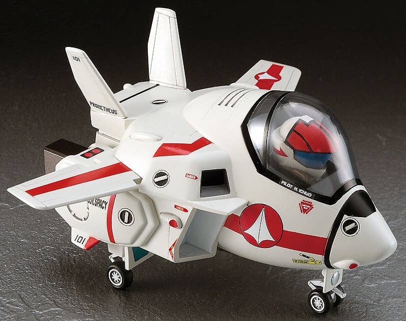 SPECIAL ORDER Hasegawa - Super Dimension Fortress Macross - VF-1J Valkyrie: Egg Plane and Lynn Minmay: China Dress 1/24 [JP]