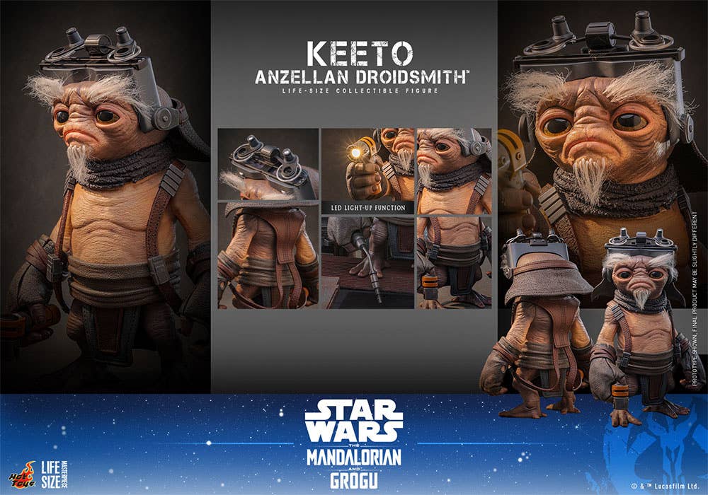 SPECIAL ORDER Hot Toys - Life-size Masterpiece - Star Wars: The Mandalorian - Keeto The Anzellan Droidsmith 1/1 [JP]
