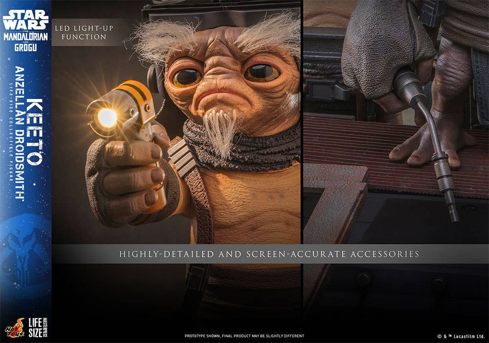 SPECIAL ORDER Hot Toys - Life-size Masterpiece - Star Wars: The Mandalorian - Keeto The Anzellan Droidsmith 1/1 [JP]