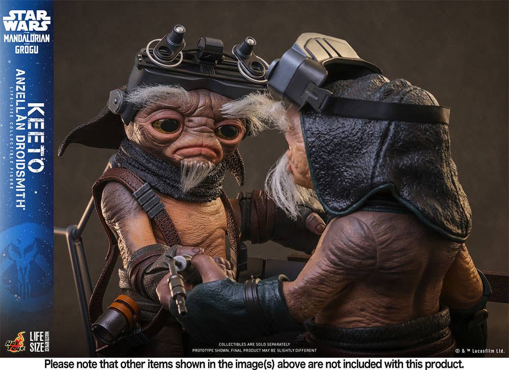 SPECIAL ORDER Hot Toys - Life-size Masterpiece - Star Wars: The Mandalorian - Keeto The Anzellan Droidsmith 1/1 [JP]