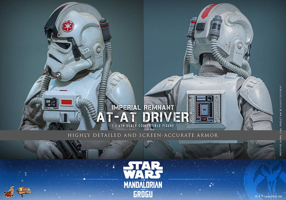 SPECIAL ORDER Hot Toys - Movie Masterpiece - Star Wars: The Mandalorian and Grogu - Imperial Remnant AT-AT Driver 1/6 [JP]