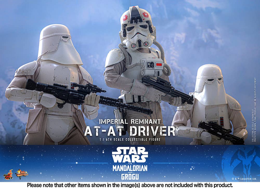 SPECIAL ORDER Hot Toys - Movie Masterpiece - Star Wars: The Mandalorian and Grogu - Imperial Remnant AT-AT Driver 1/6 [JP]