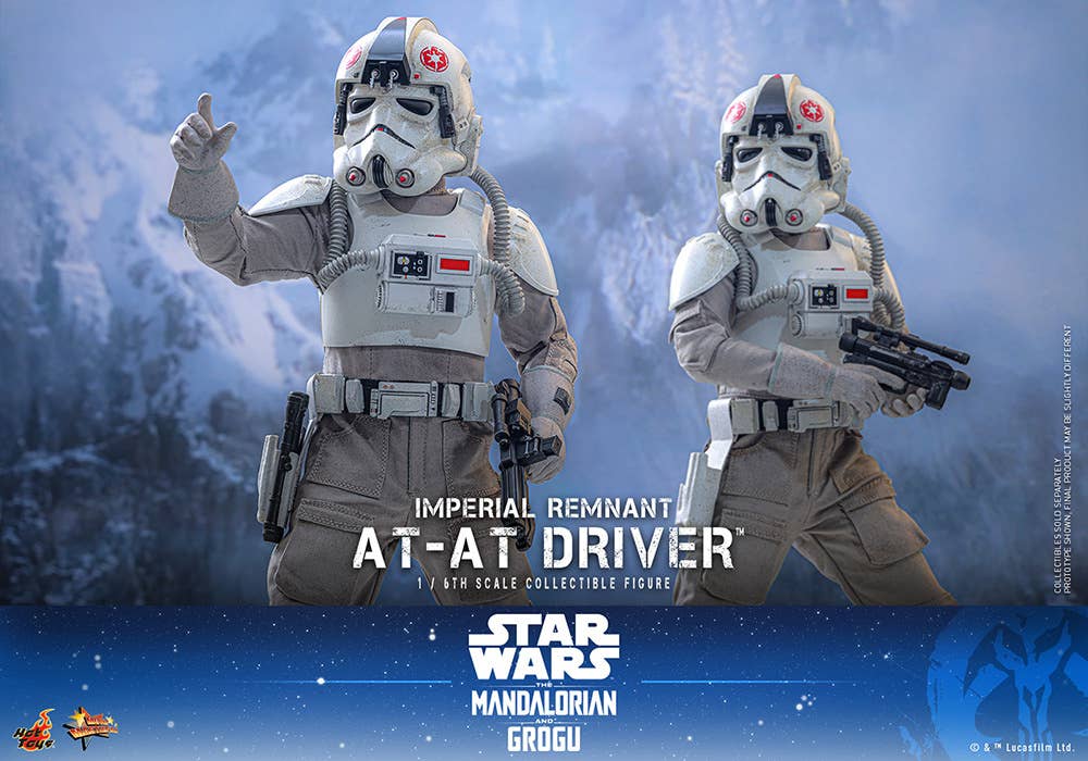 SPECIAL ORDER Hot Toys - Movie Masterpiece - Star Wars: The Mandalorian and Grogu - Imperial Remnant AT-AT Driver 1/6 [JP]