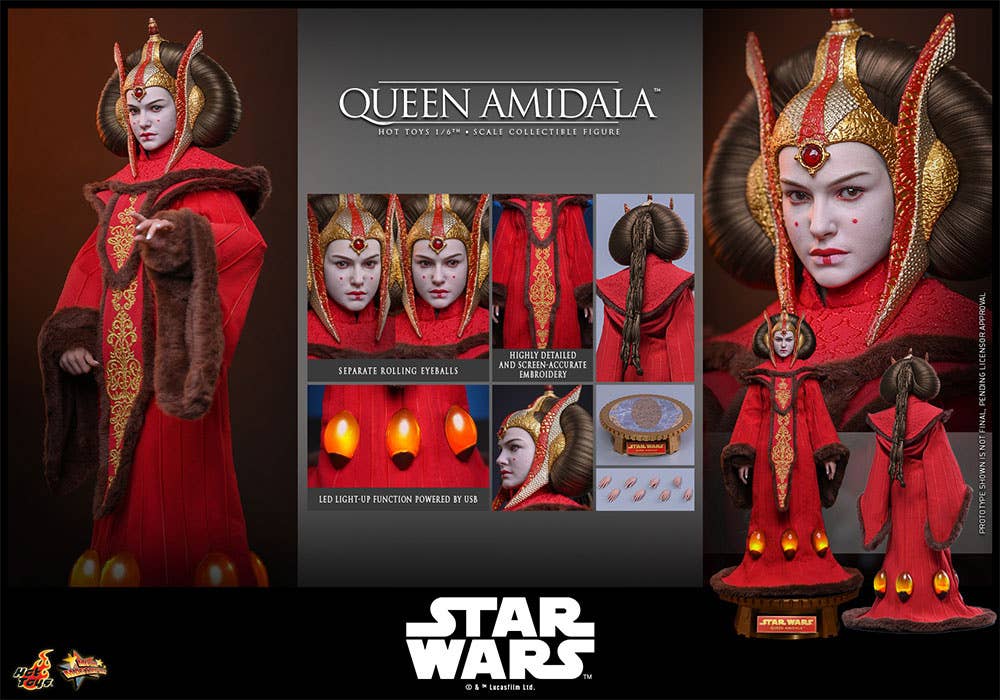 SPECIAL ORDER Hot Toys - Movie Masterpiece - Star Wars: Episode I - The Phantom Menace - Queen Amidala 1/6 [JP]