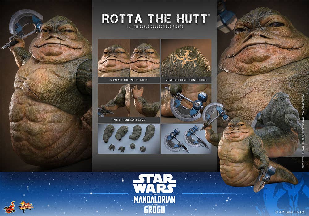 SPECIAL ORDER Hot Toys - Movie Masterpiece - Star Wars: The Mandalorian - Rotta The Hutt 1/6 [JP]