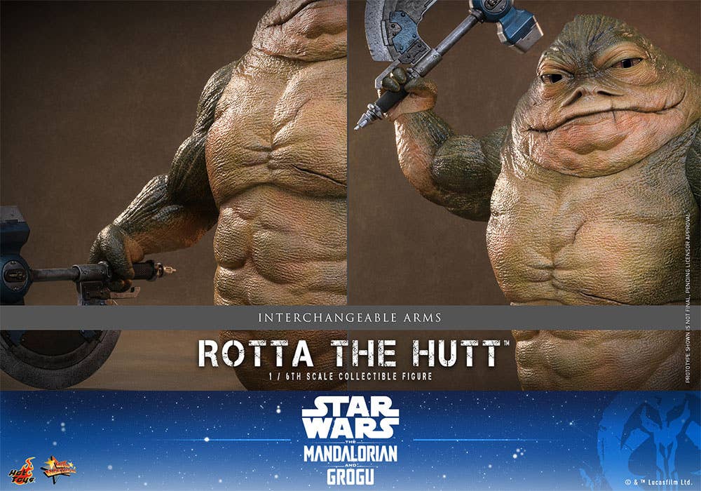 SPECIAL ORDER Hot Toys - Movie Masterpiece - Star Wars: The Mandalorian - Rotta The Hutt 1/6 [JP]