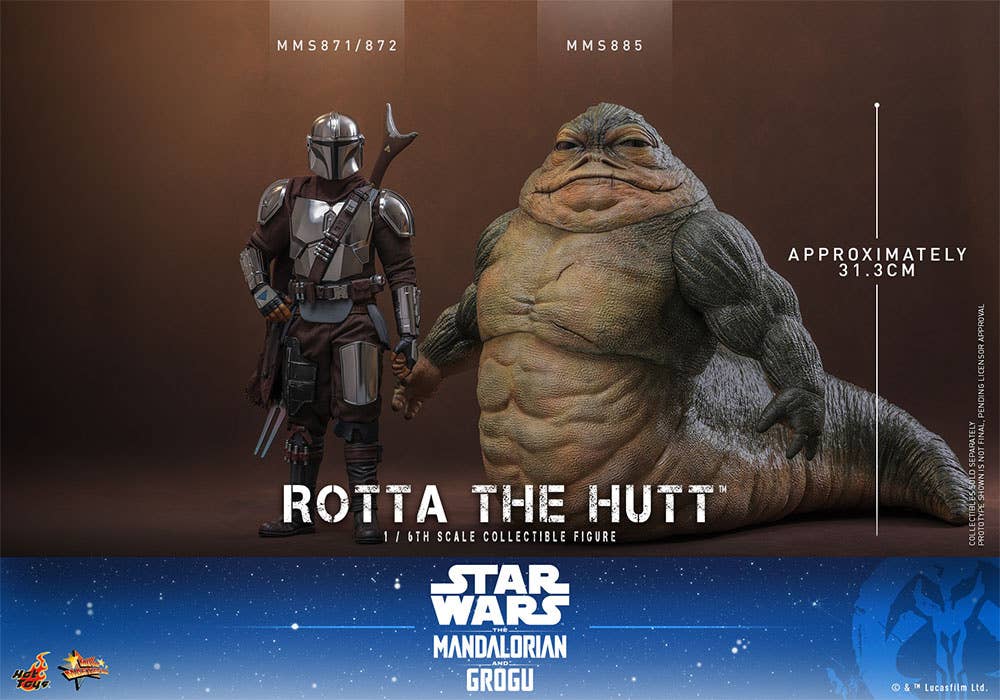 SPECIAL ORDER Hot Toys - Movie Masterpiece - Star Wars: The Mandalorian - Rotta The Hutt 1/6 [JP]