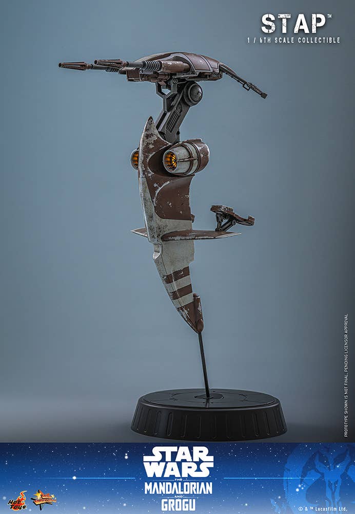 SPECIAL ORDER Hot Toys - Movie Masterpiece - Star Wars: The Mandalorian and Grogu - Vehicle STAP 1/6 [JP]