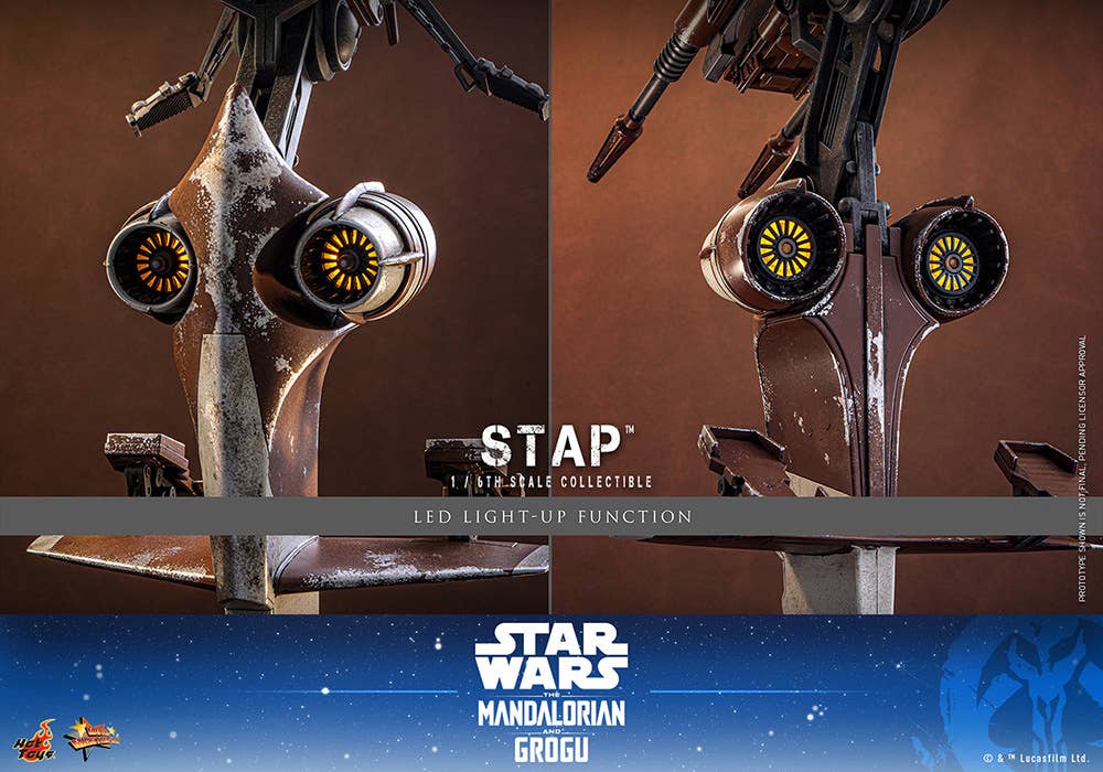 SPECIAL ORDER Hot Toys - Movie Masterpiece - Star Wars: The Mandalorian and Grogu - Vehicle STAP 1/6 [JP]