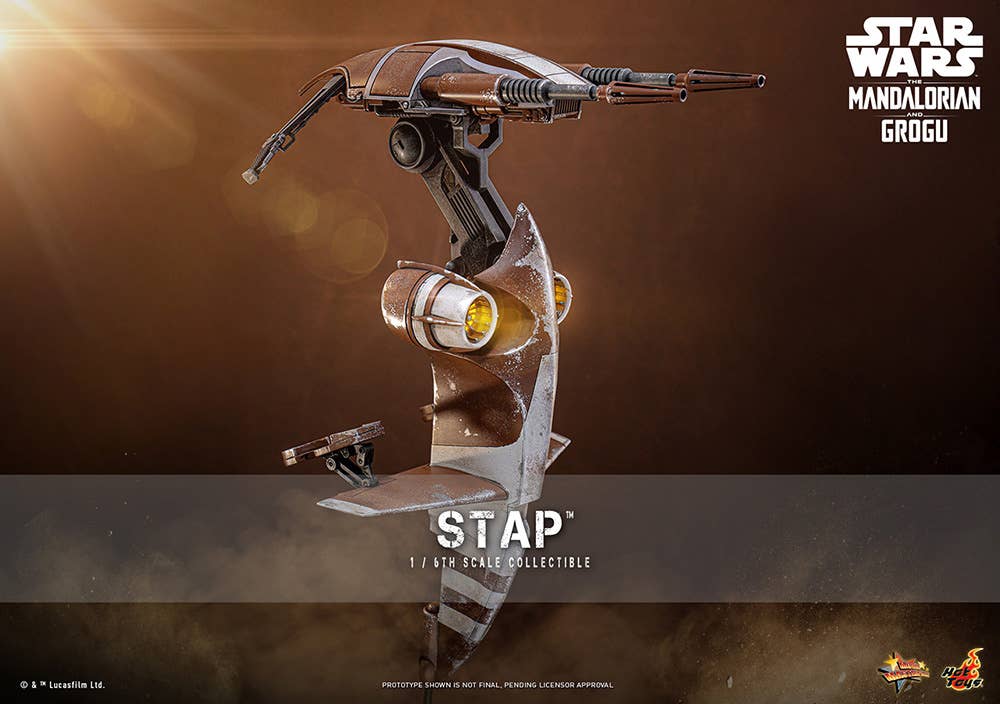 SPECIAL ORDER Hot Toys - Movie Masterpiece - Star Wars: The Mandalorian and Grogu - Vehicle STAP 1/6 [JP]