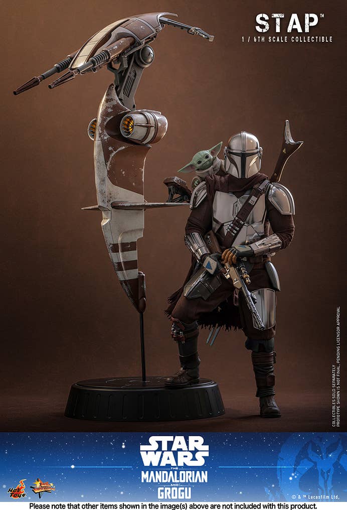 SPECIAL ORDER Hot Toys - Movie Masterpiece - Star Wars: The Mandalorian and Grogu - Vehicle STAP 1/6 [JP]