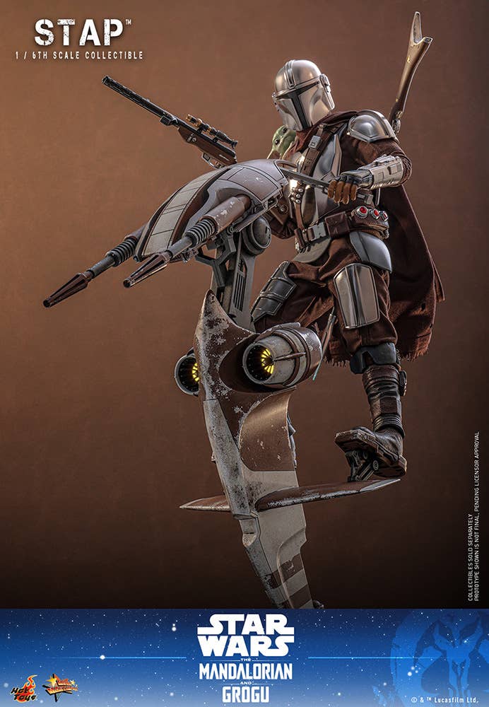 SPECIAL ORDER Hot Toys - Movie Masterpiece - Star Wars: The Mandalorian and Grogu - Vehicle STAP 1/6 [JP]