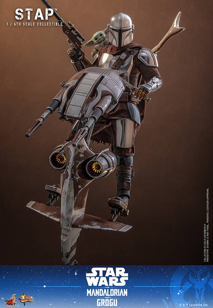 SPECIAL ORDER Hot Toys - Movie Masterpiece - Star Wars: The Mandalorian and Grogu - Vehicle STAP 1/6 [JP]