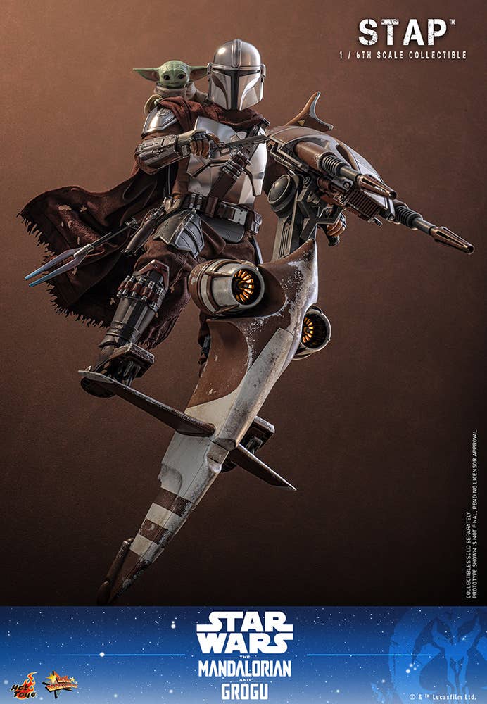SPECIAL ORDER Hot Toys - Movie Masterpiece - Star Wars: The Mandalorian and Grogu - Vehicle STAP 1/6 [JP]