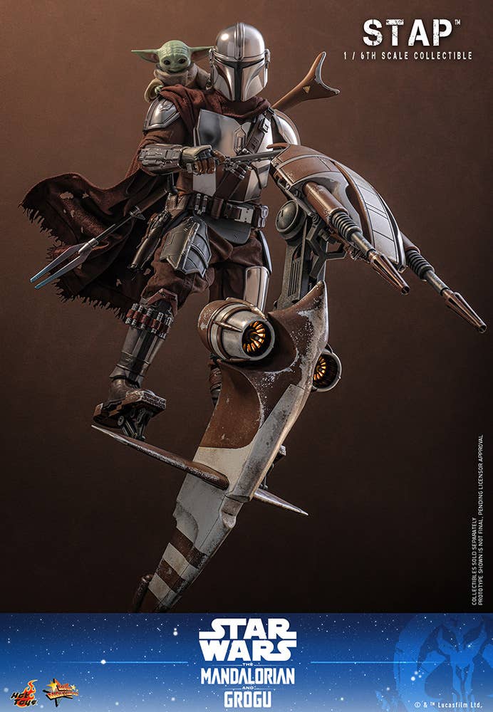 SPECIAL ORDER Hot Toys - Movie Masterpiece - Star Wars: The Mandalorian and Grogu - Vehicle STAP 1/6 [JP]
