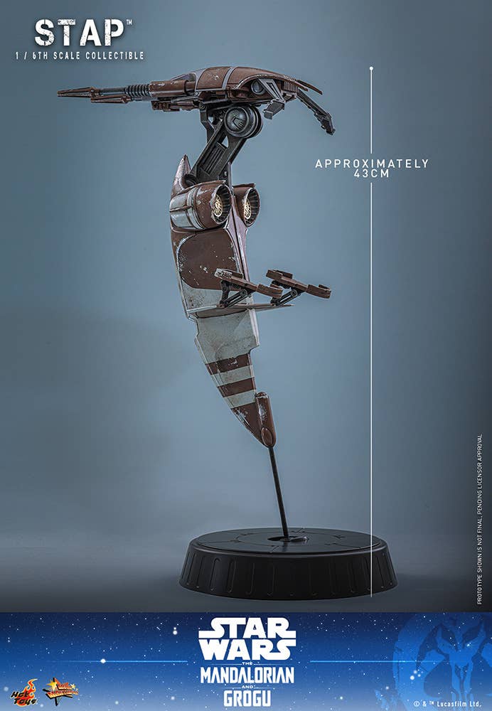 SPECIAL ORDER Hot Toys - Movie Masterpiece - Star Wars: The Mandalorian and Grogu - Vehicle STAP 1/6 [JP]