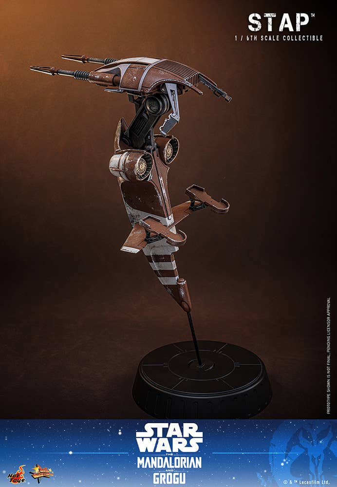 SPECIAL ORDER Hot Toys - Movie Masterpiece - Star Wars: The Mandalorian and Grogu - Vehicle STAP 1/6 [JP]