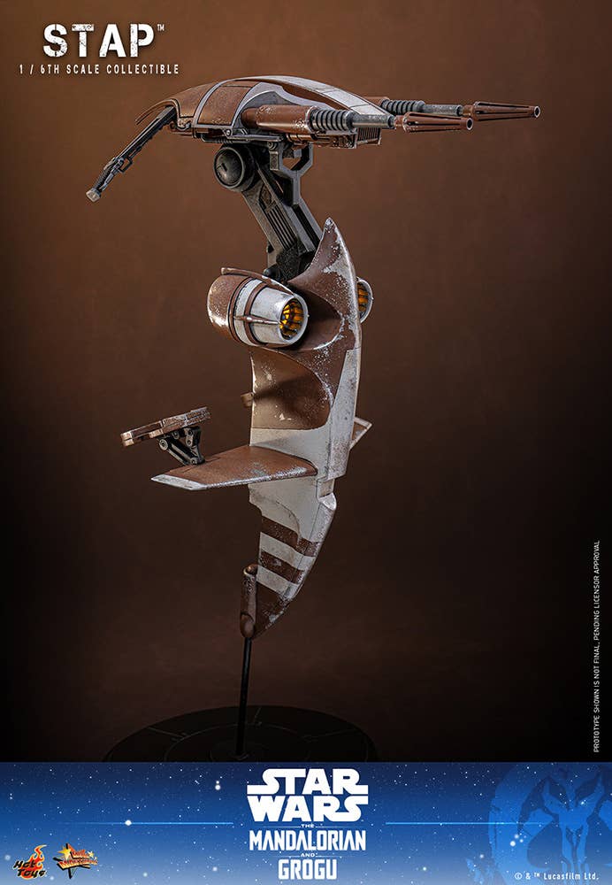 SPECIAL ORDER Hot Toys - Movie Masterpiece - Star Wars: The Mandalorian and Grogu - Vehicle STAP 1/6 [JP]