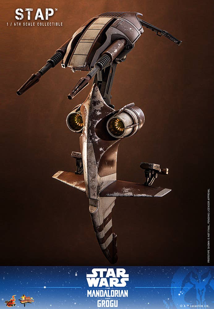 SPECIAL ORDER Hot Toys - Movie Masterpiece - Star Wars: The Mandalorian and Grogu - Vehicle STAP 1/6 [JP]