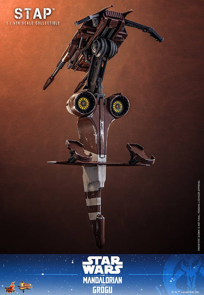 SPECIAL ORDER Hot Toys - Movie Masterpiece - Star Wars: The Mandalorian and Grogu - Vehicle STAP 1/6 [JP]