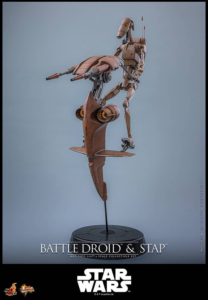 SPECIAL ORDER Hot Toys - Movie Masterpiece - Star Wars: Episode I - The Phantom Menace - Battle Droid & STAP 1/6 [JP]