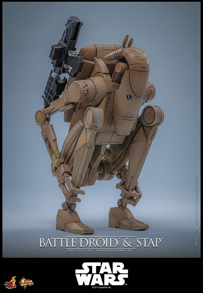 SPECIAL ORDER Hot Toys - Movie Masterpiece - Star Wars: Episode I - The Phantom Menace - Battle Droid & STAP 1/6 [JP]