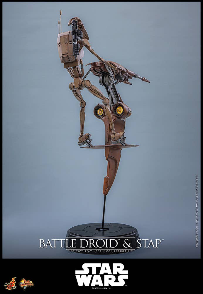 SPECIAL ORDER Hot Toys - Movie Masterpiece - Star Wars: Episode I - The Phantom Menace - Battle Droid & STAP 1/6 [JP]