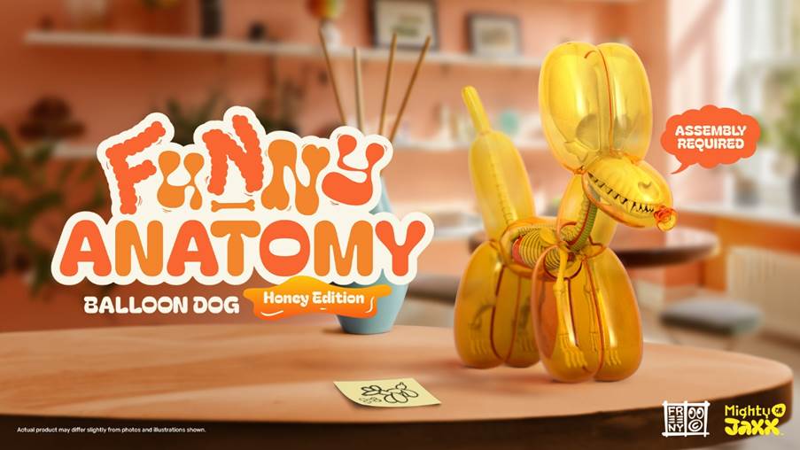 PRE-ORDER Mighty Jaxx - Funny Anatomy Balloon Dog (Honey Edition)