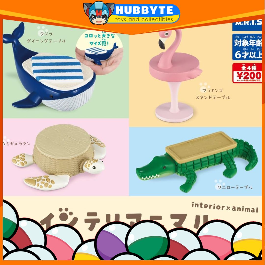 BACK-ORDER Takara Tomy A.R.T.S - Interior Animal Table Edition [Set of 4]