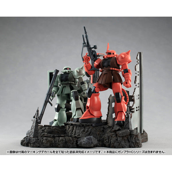 PRE-ORDER MegaHouse - Realistic Model Series - Mobile Suit Gundam - G-Structure G:02M - New York City Ruins: Material Color Edition