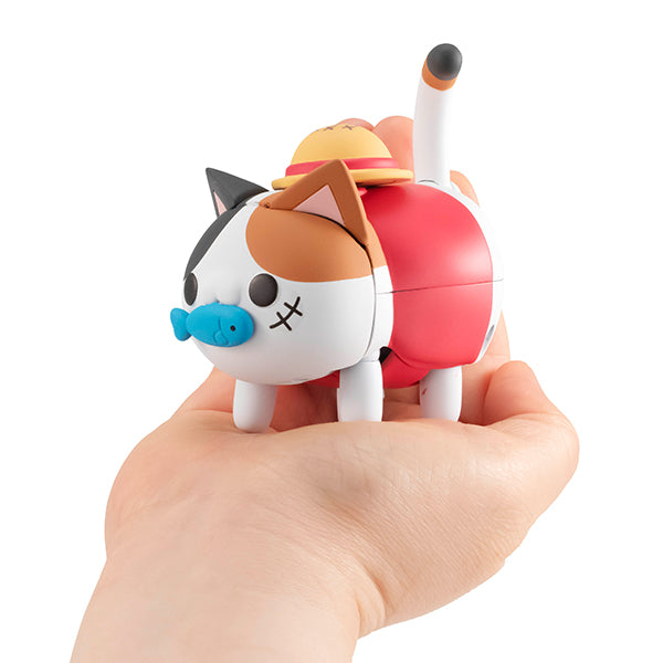IN-STOCK MegaHouse - MEGA CAT PROJECT - One Piece Tocotoco Nyan Piece Nyan - Monkey D. Luffy