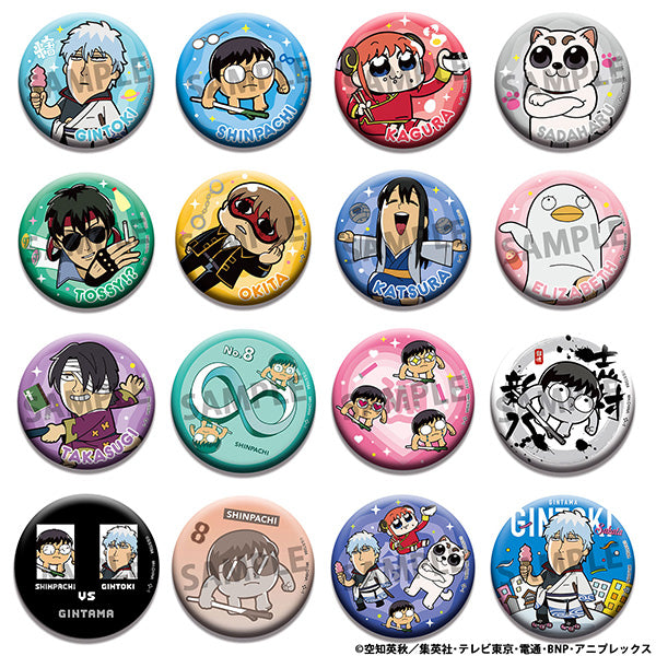 PRE-ORDER MegaHouse - Gintama x Bkub Okawa Gintama Oshanty Tin Badge Collection [Box of 16]