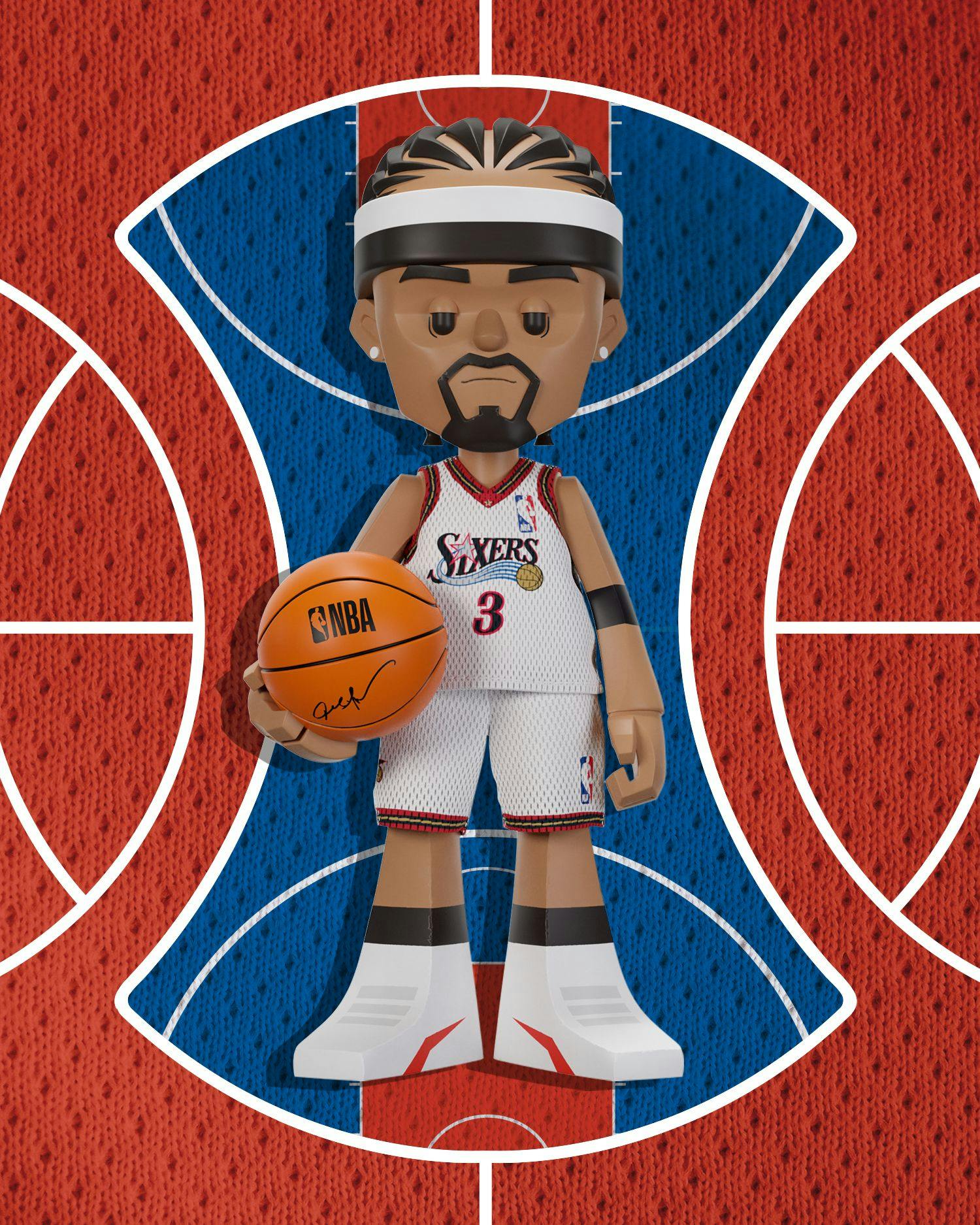 PRE-ORDER Mighty Jaxx - NBA 2023: Allen lverson (AllStars Edition) [2025 Q1 Release]