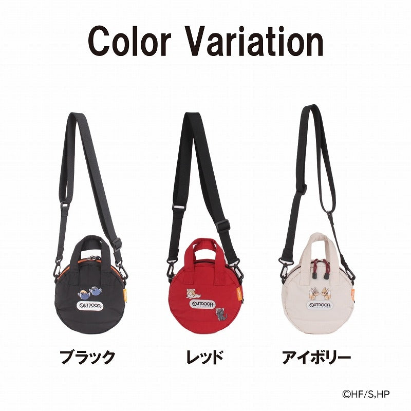 SPECIAL ORDER Haikyu!! x OUTDOOR PRODUCTS - Haikyu!! Round Mini Shoulder Bag: Ivory [ANIMATE EXCLUSIVE]