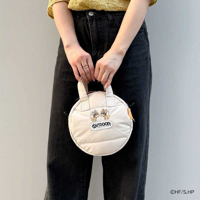 SPECIAL ORDER Haikyu!! x OUTDOOR PRODUCTS - Haikyu!! Round Mini Shoulder Bag: Ivory [ANIMATE EXCLUSIVE]