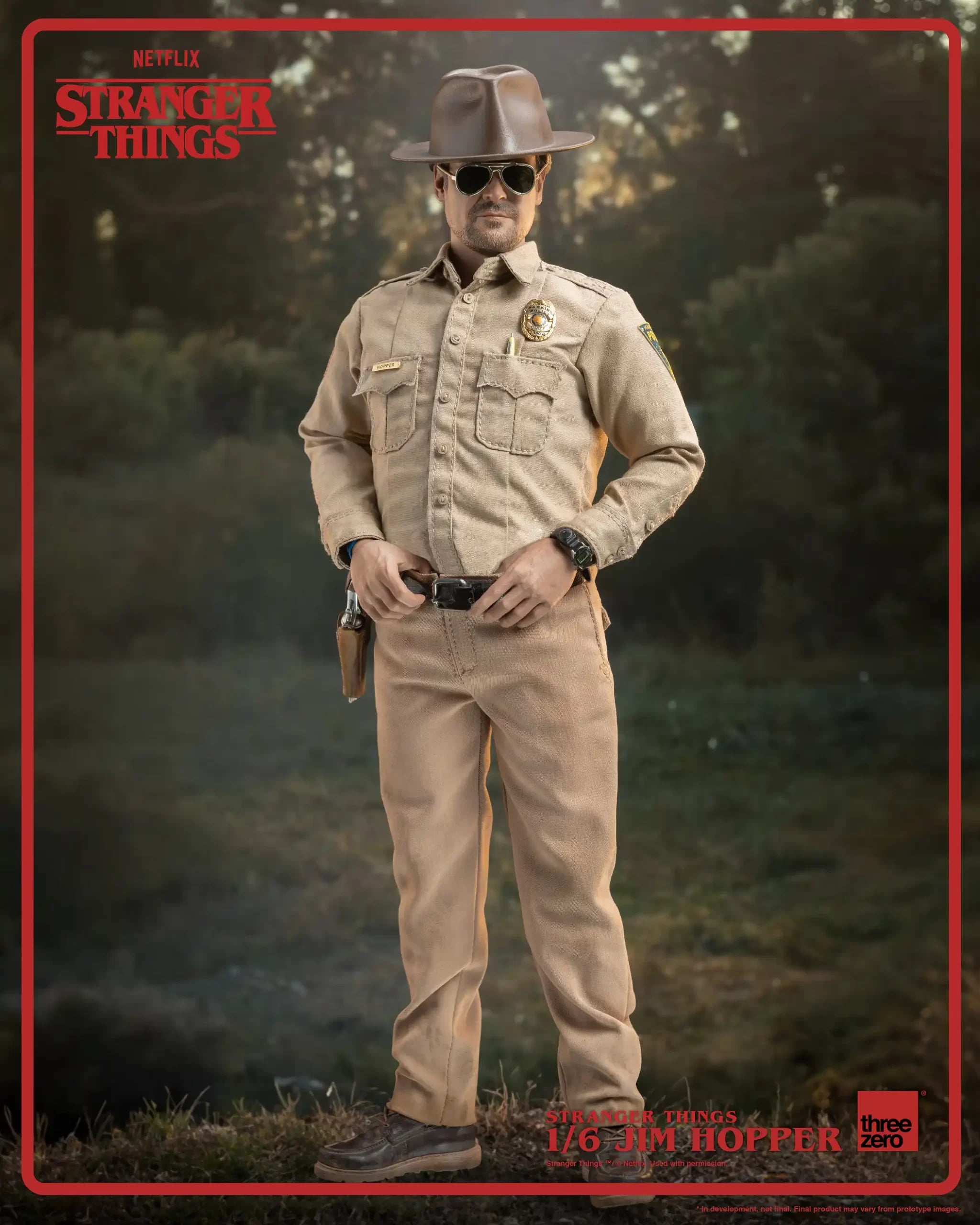 PRE-ORDER threezero - Stranger Things - Jim Hopper: Season 1 1/6